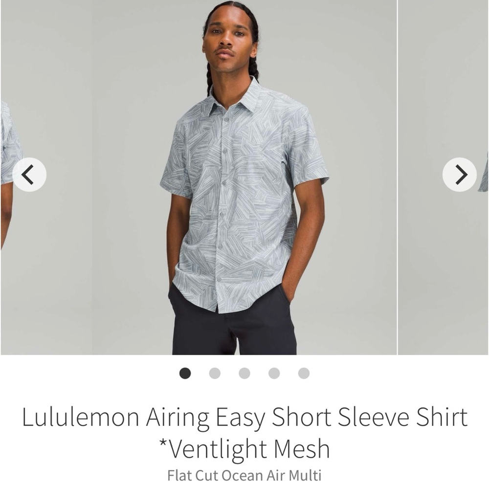 lululemon Airing Easy Camp Short Sleeve - Picture 2 of 5